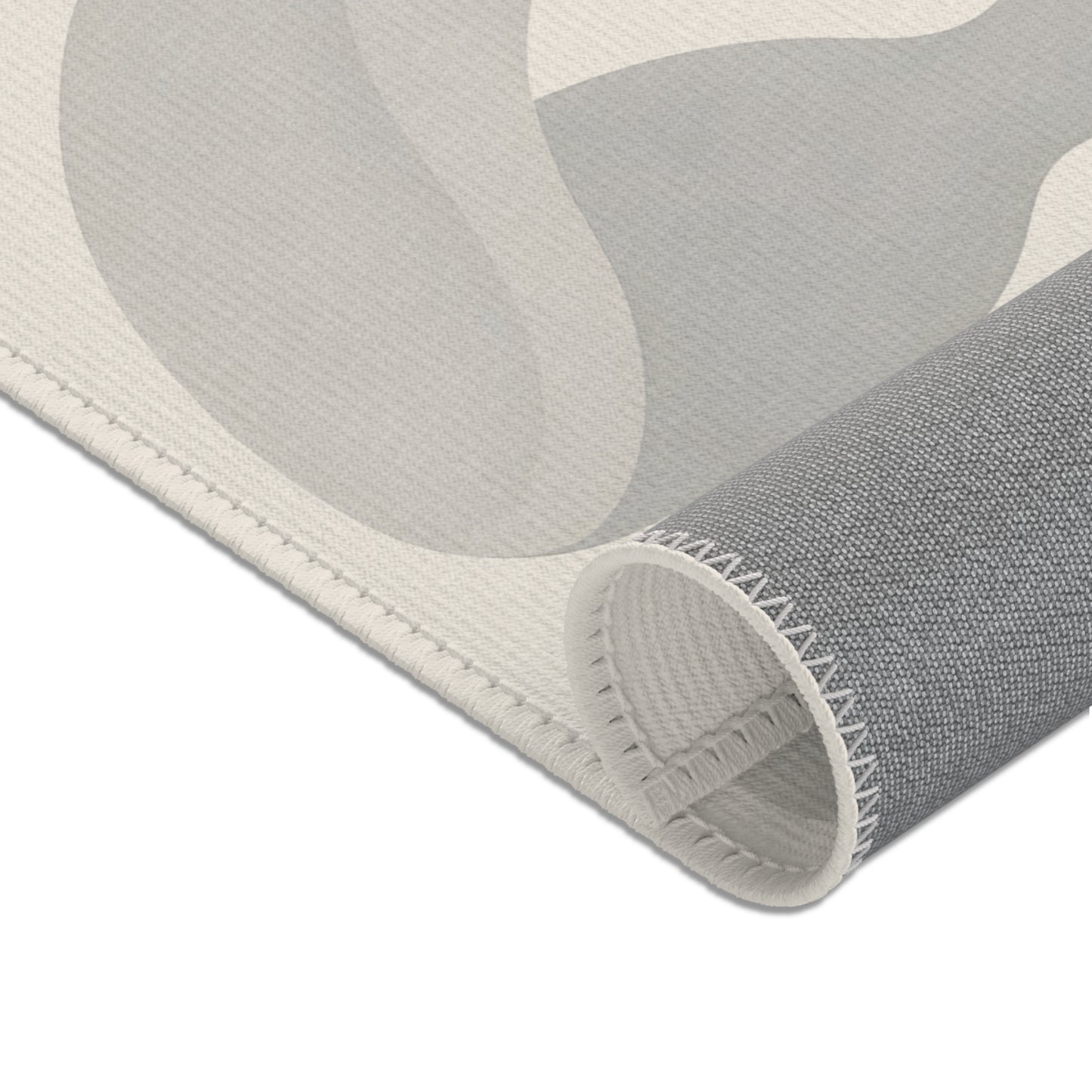 Tapis Émotionnel Monochrome – “Présence Sereine” 🤍