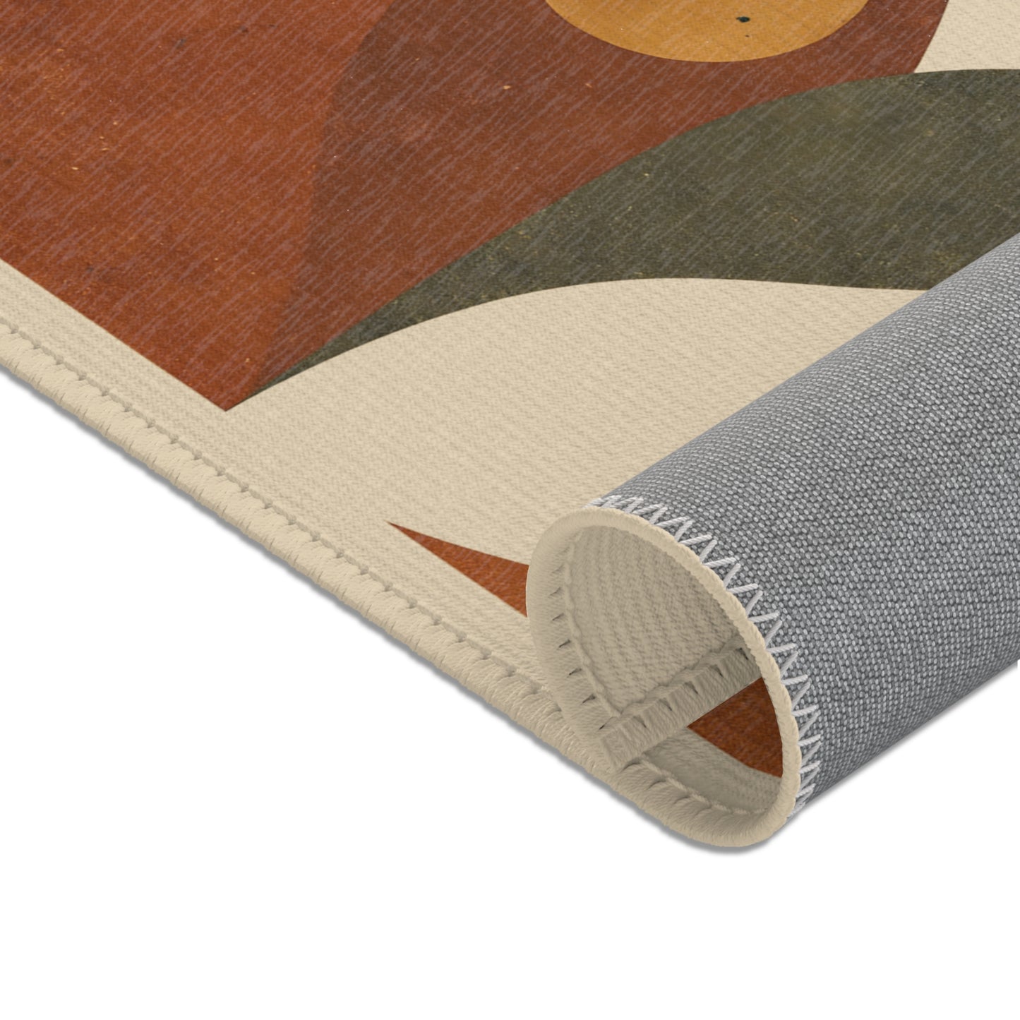 Tapis Émotionnel Vintage – “L’écho du lien” 🪞