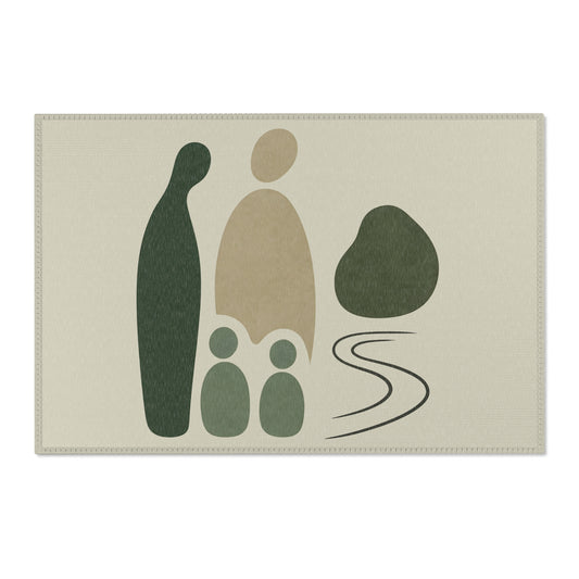 Tapis Émotionnel Japonais – “Shizukesa” (静けさ) 🧘‍♂️