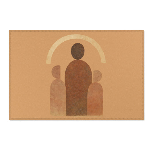 Tapis Émotionnel Vintage – “Écho Silencieux” 🪞