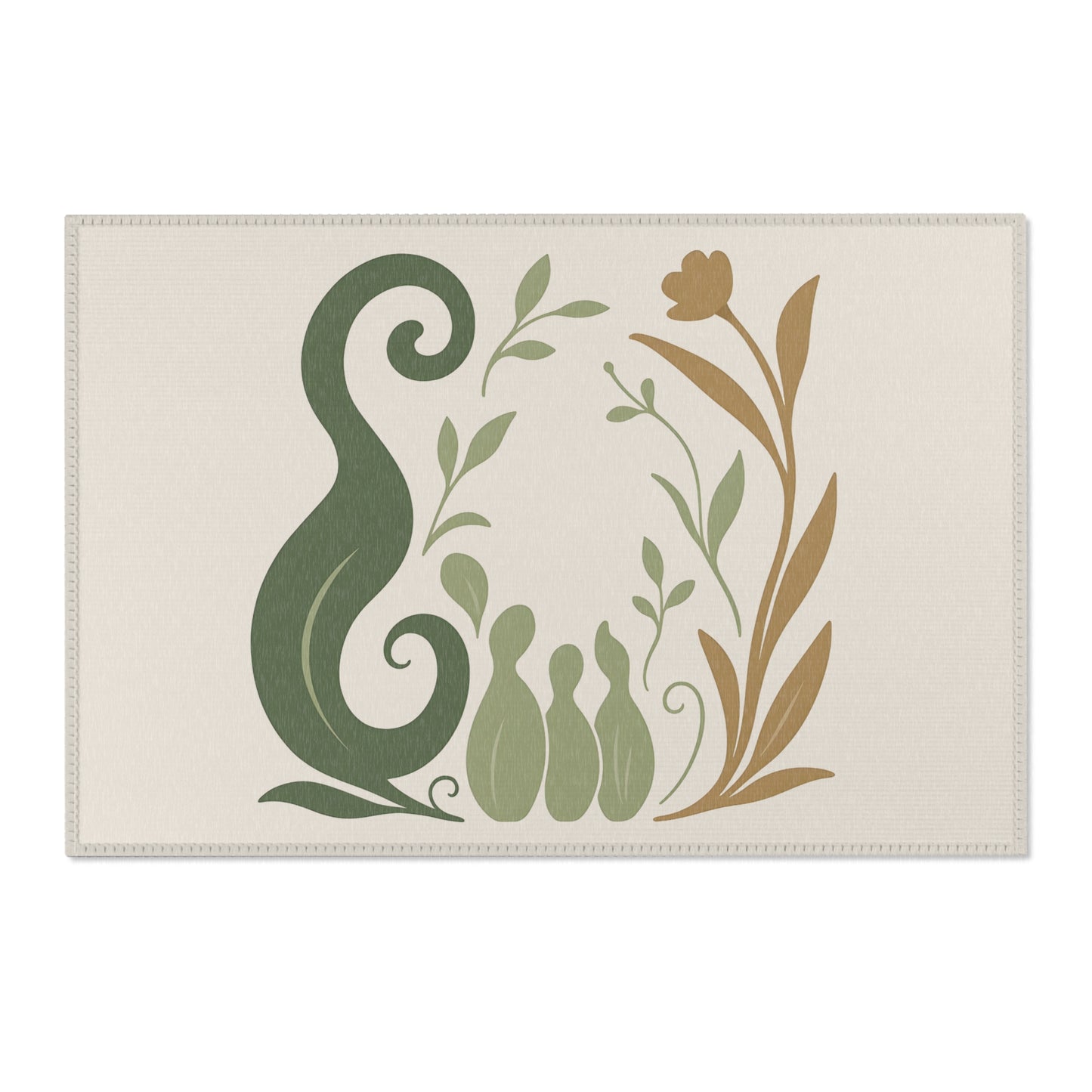 Tapis Émotionnel Botanique – “Racines Unies” 🪴