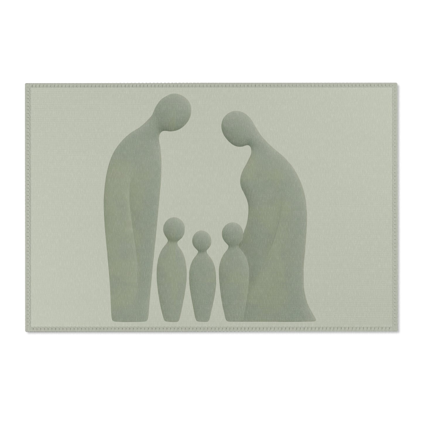 Tapis Émotionnel Monochrome – “Écho des Cœurs” 💞