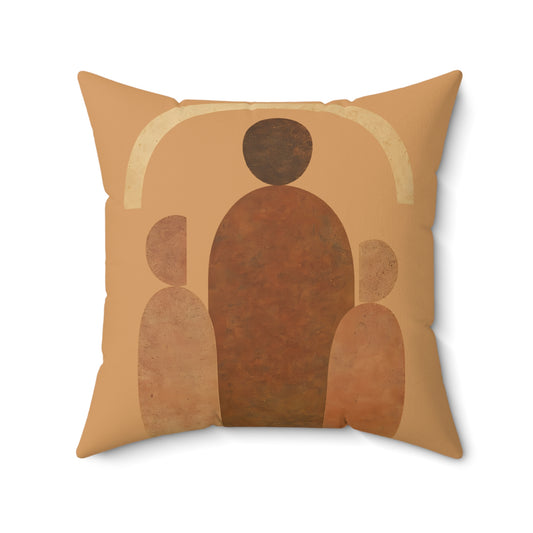 Coussin Émotionnel Vintage – “Écho Silencieux” 🪞