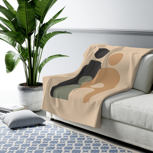 Plaid Sherpa Minimaliste – “Essence” 🕊️