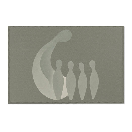 Tapis Émotionnel Monochrome – “Harmonie Silencieuse” 💚