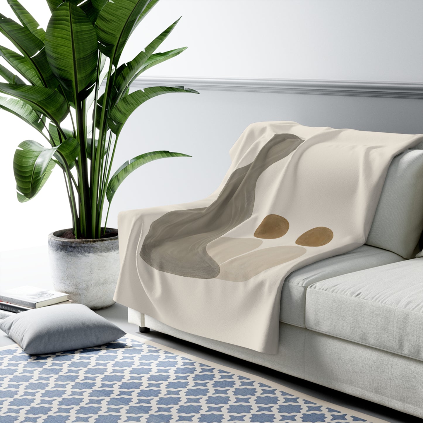 Plaid Sherpa Japonais – “En-no-wa” (縁の輪) 🧘‍♂️