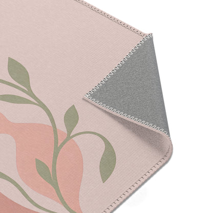 Botanical Rug “Bound Roots” – Emotional Abstract Design for Living Room or Bedroom 