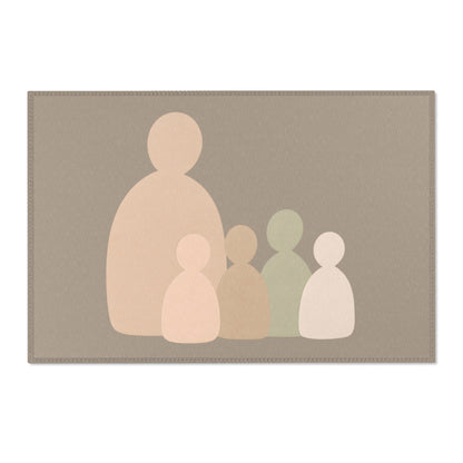 Tapis Émotionnel Minimaliste – “Nid Silencieux” 🧘‍♀️