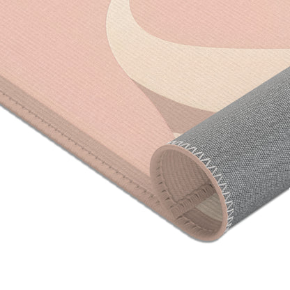 Tapis Émotionnel Minimaliste – “Étreinte Abstraite” 🫂