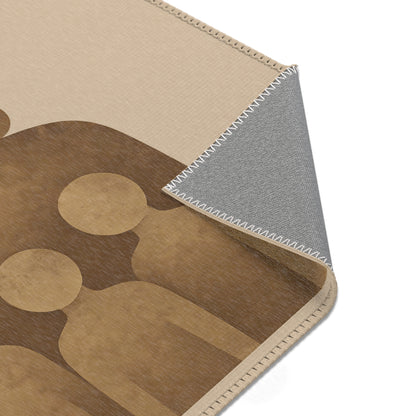 Tapis Émotionnel Vintage – “Échos d’Âmes” 🪞