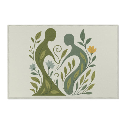 Tapis Émotionnel Botanique – “Âme Végétale” 🪴