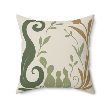 Coussin Émotionnel Botanique – “Racines Unies” 🪴