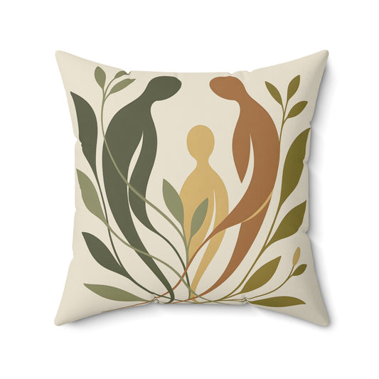 Coussin Émotionnel Botanique – “Racines Invisibles” 🪴