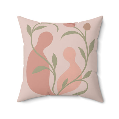 Coussin Émotionnel Botanique – “Racines Liées” 🪴