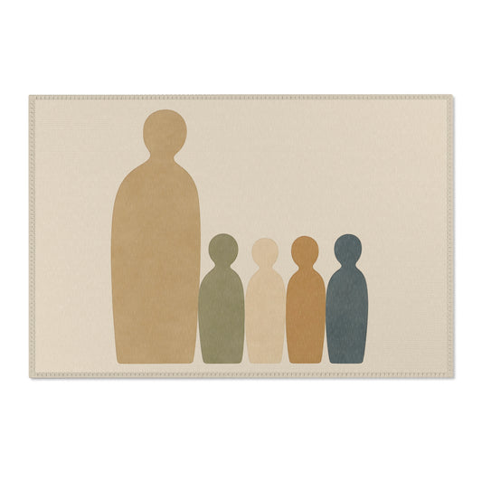 Tapis Émotionnel Scandinave – “HyggeFam” 🕯️