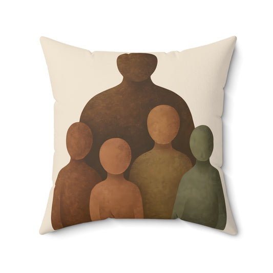 Coussin Émotionnel Vintage – “Les Échos du Temps” 🪞
