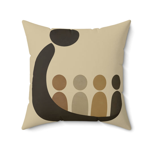 Coussin Émotionnel Japonais – “Kazoku no Kokoro” (家族の心) 🧘‍♀️